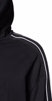 Black Cotton Logo Hooded Sweatshirt Sweater 2