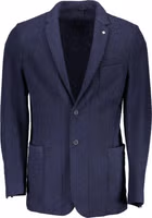 Blu Wool Men Jacket 1