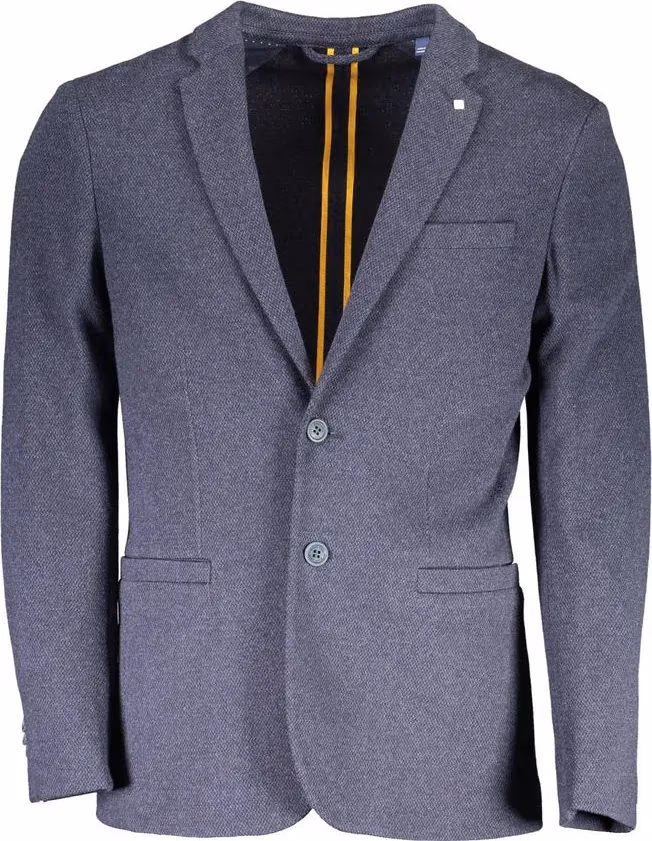 Blue Cotton Blazer Jacket