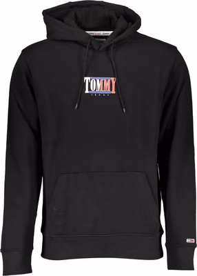 Black Cotton Men's Sweatshirt