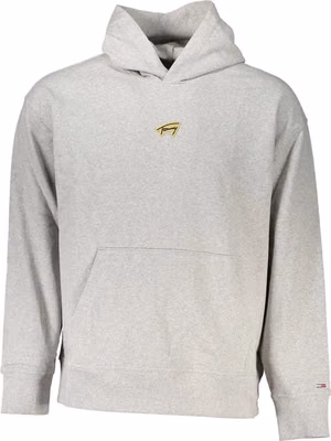 Gray Cotton Men Sweater
