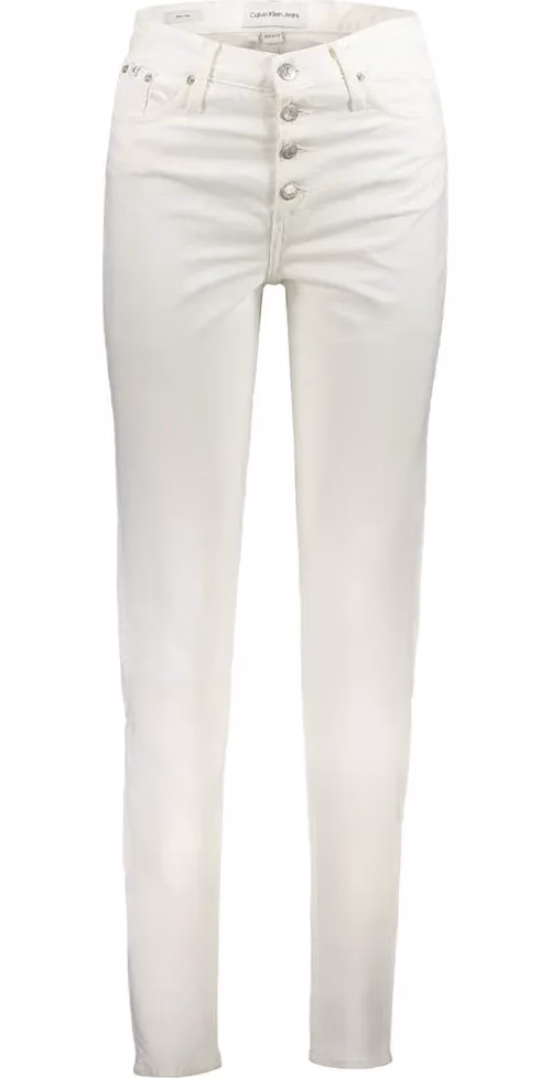 White Cotton Women's Jean