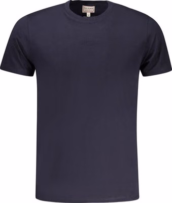 Blu Cotton Men T-Shirt