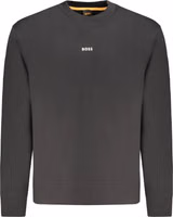 Black Cotton Men Sweatshirt 1