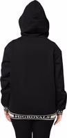 Black Cotton Hooded Full Zip Sweatshirt Sweater 3