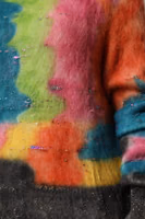 Multicolor Mohair Turtleneck Pullover Sweater 5