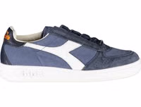 Blu Leather Women Sneaker 1
