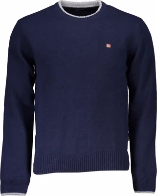 Blue Tessuto Men Sweater