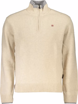 Beige Tessuto Men Sweater
