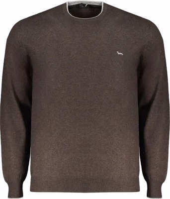 Marrone Wool Men Sweater