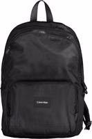 Black Polyester Men's Backpack 2