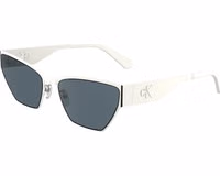 White Metal Women Sunglasses 2