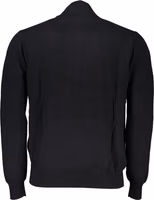 Black Cotton Men Sweater 2