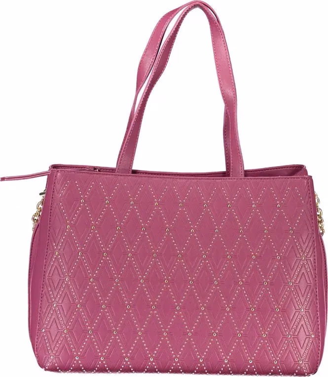 Purple Polyurethane Women's Bag