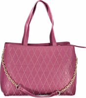 Purple Polyurethane Women's Bag 2