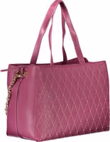 Purple Polyurethane Women's Bag 3