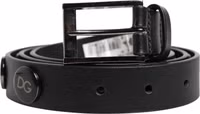 Black Luxury Leather DG Studs Buckle Belt 1