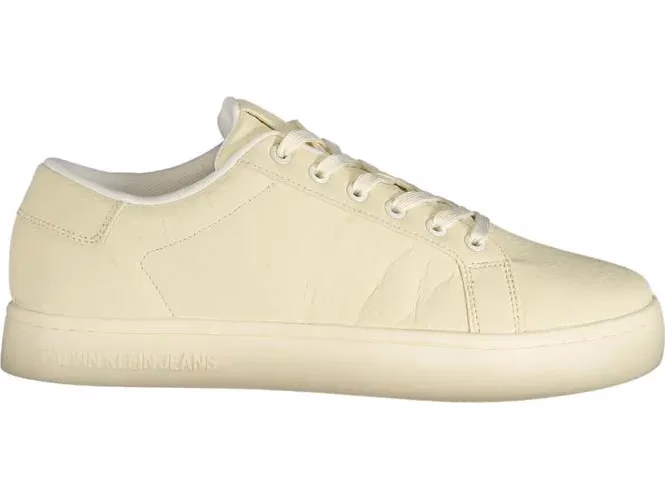 Bianco Polyester Men Sneaker