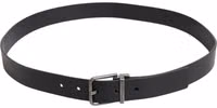 Black Classic Leather Metal Buckle Belt 2