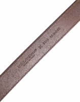 Brown Classic Calf Leather Metal Buckle Belt 4