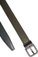 Green Classic Leather Metal Buckle Belt 5