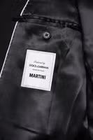 Black MARTINI Double Breasted Suit Jacket 5