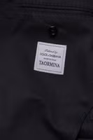 Dark Blue TAORMINA Cotton Blazer Suit Jacket 5