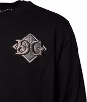 Black Logo Embroidery Sweatshirt Sweater 2