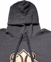 Gray Logo Patch Hooded Sweatshirt Sweater 4