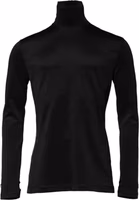 Black Polyester Turtleneck Pullover Sweater 1