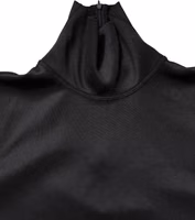 Black Polyester Turtleneck Pullover Sweater 4