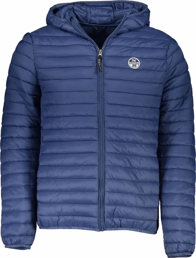 Blu Poliammide Man Jacket