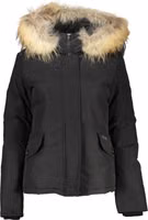 Black Cotton Women's Jacket 1