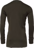 Dark Green Long Sleeves Crew Neck T-shirt 3