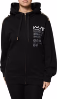 Black Logo Hooded Full Zip Sweatshirt Jacket 1