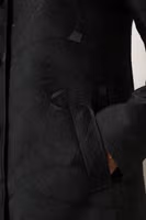 Black Single Breasted Trench Coat Jacket 5