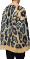Multicolor Leopard Mohair Crew Neck Sweater 4