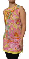 Multicolor Floral Roundneck Sleeveless Top 2