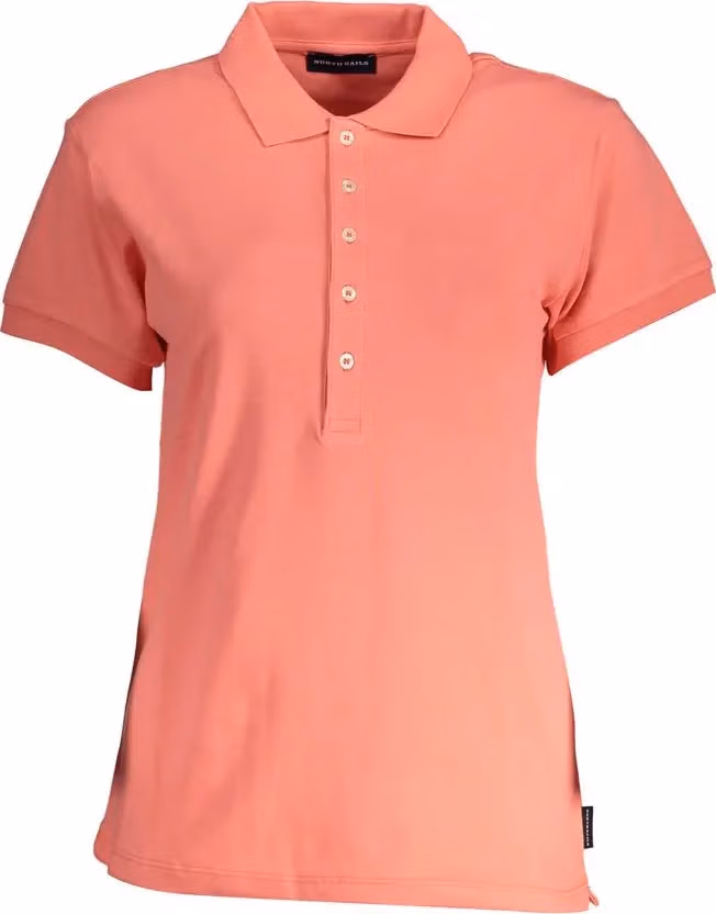 Pink Organic Cotton Women Polo