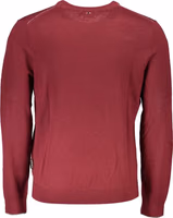 Red Fabric Men Sweater 2
