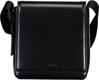 Black Polyester Men Shoulder Bag 1