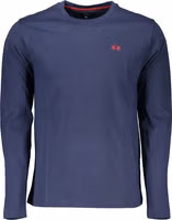 Regal Blue Crew Neck Embroidered Tee 1