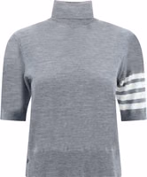Gray Polyamide Turtleneck 1