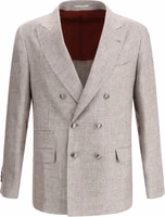 Light Brown Linen Blazer 1