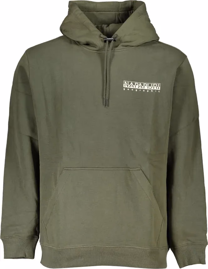 Verde Cotton Men Sweatshirt with Hood