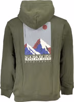 Verde Cotton Men Sweatshirt with Hood 2