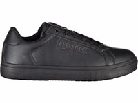 Black Polyurethane Men Sneaker 1