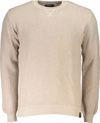 Beige Organic Cotton Men's Sweater