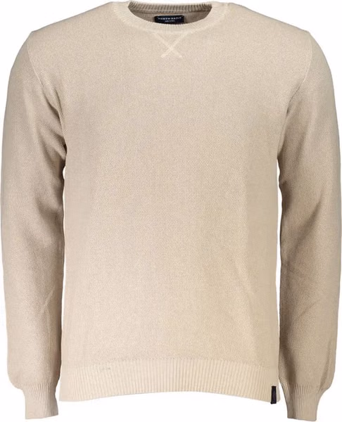 Beige Organic Cotton Men's Sweater