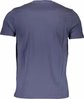 Blu Cotton Men T-Shirt 2